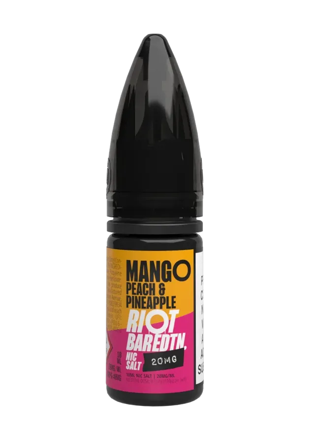 Riot Squad Bar Edtn Mangue Pêche Ananas e-liquide 10ml 10mg