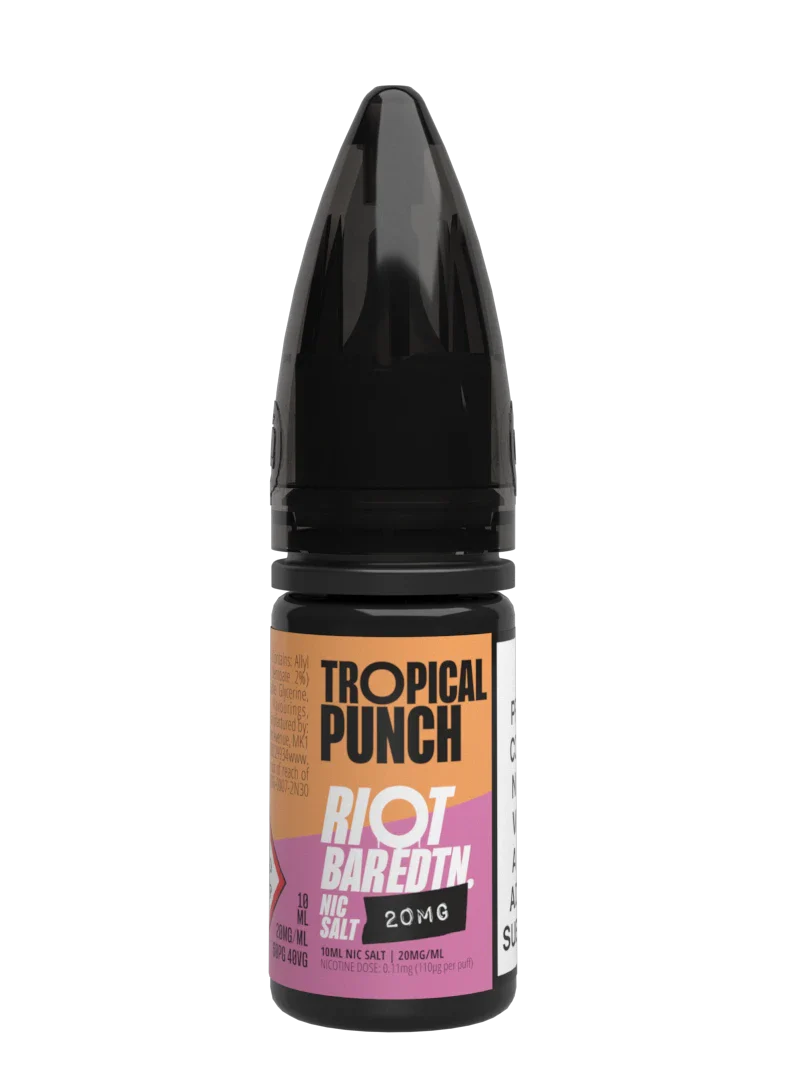 Riot Squad Bar Edtn Tropical Punch e-liquide 10ml 10mg pêche