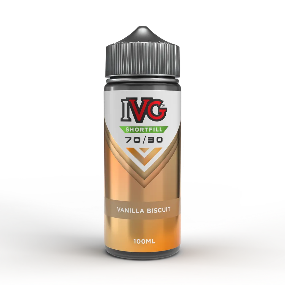 IVG 70:30 Shortfill Vanilla Biscuit e-liquide 100ml