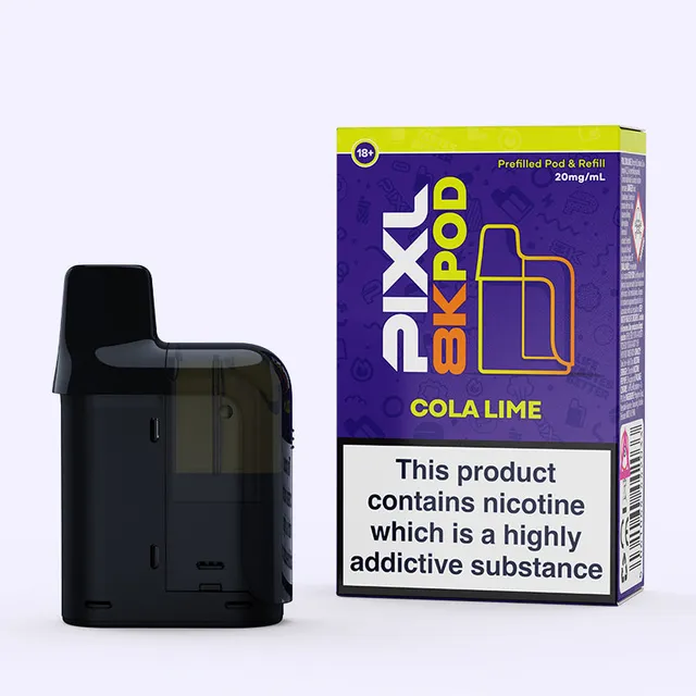 Pixl 8000 Cola Lime pod prérempli 20mg 8000 bouffées