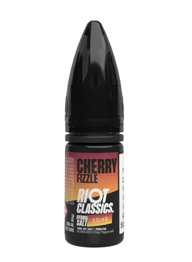 Riot Squad Classics Cherry Fizzle e-liquide 10ml 10mg cerise pétillant