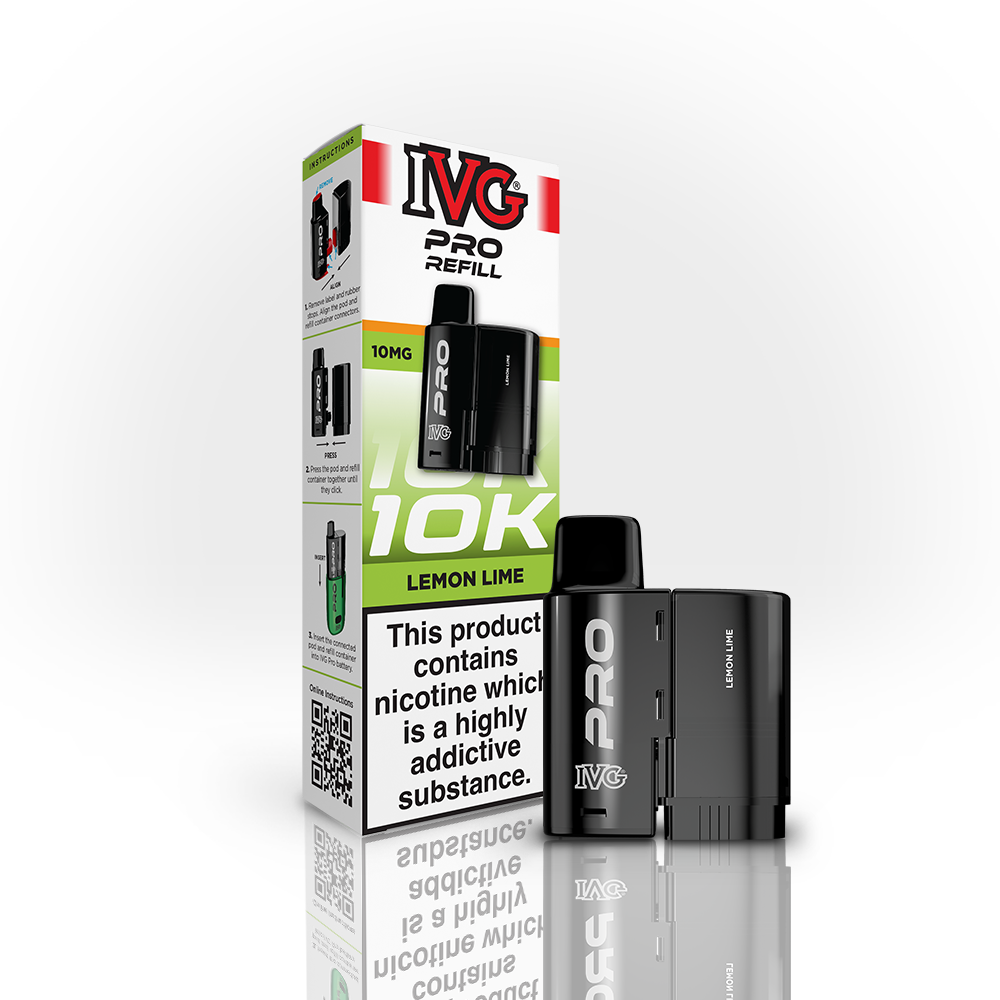 IVG Pro 10K Lemon Lime Pod Rechargeable 20mg 12ml