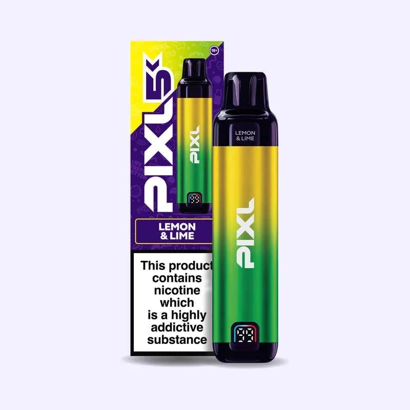 Pixl 5K Lemon Lime kit puff rechargeable 20mg citron