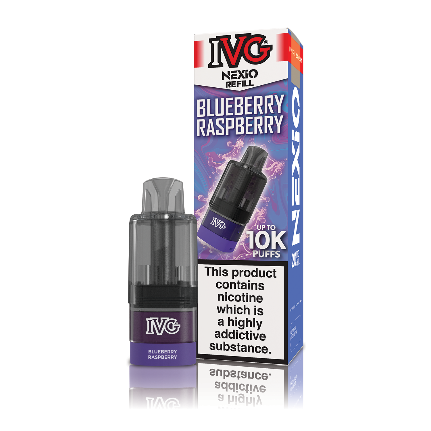 IVG Nexio Pod Blueberry Raspberry 10ml 20mg