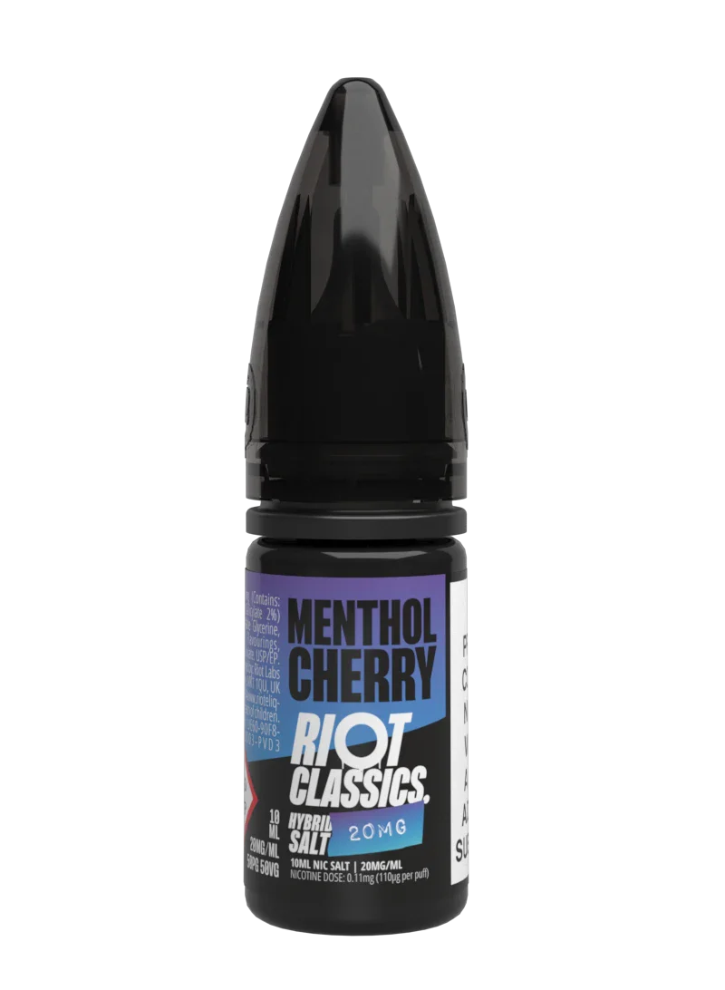 Riot Squad Classics Menthol Cherry e-liquide 10mg 10ml cerise