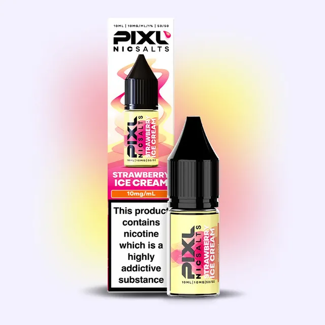 PIXL Nic Salts Strawberry Ice Cream e-liquide 20mg 10ml