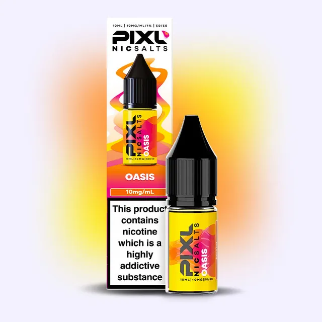 PIXL Nic Salts Oasis e-liquide 10ml 20mg mangue pêche melon
