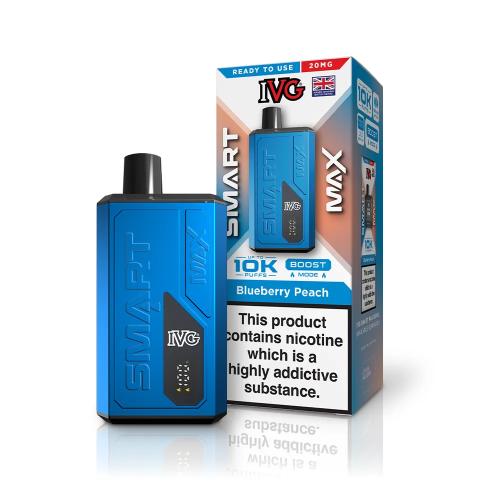 IVG SMART MAX Blueberry Peach Kit Pod 20mg 12ml