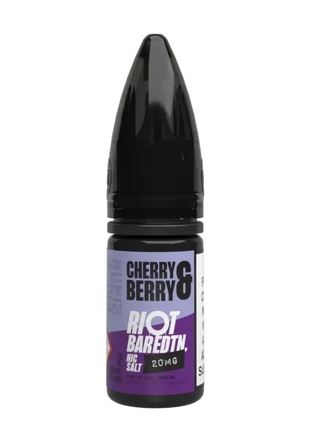Riot Squad Bar Edtn Cherry & Berry e-liquide 10ml 10mg cerise