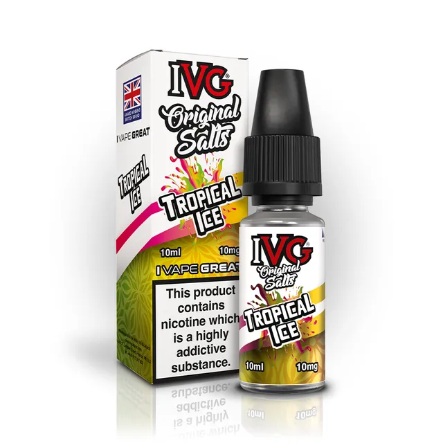 IVG Original Salts Tropical Ice sel nicotine 10ml 20mg tropical glacé