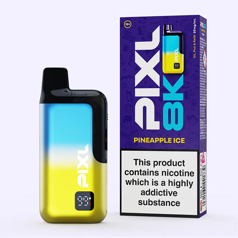 Pixl 8000 Pineapple Ice pod rechargeable 20mg