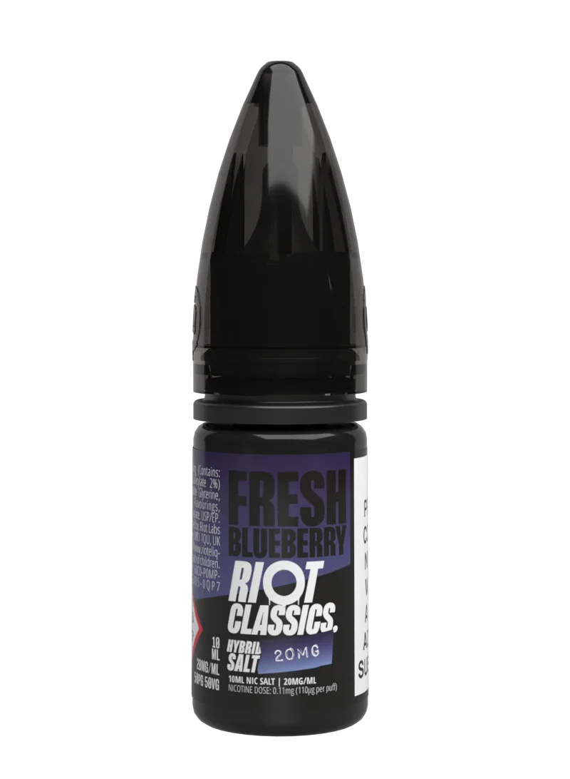 Riot Squad Classics Salt Fresh Blueberry e-liquide 10ml 10mg