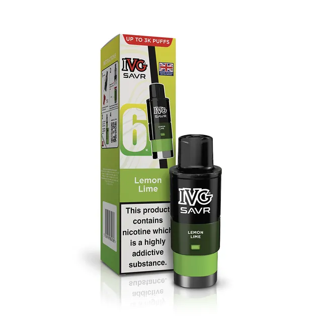 IVG Savr Lemon Lime Pod Recharge 6ml 20mg