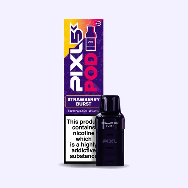 PIXL 5K Strawberry Burst pods préremplis 20mg 5000 puffs
