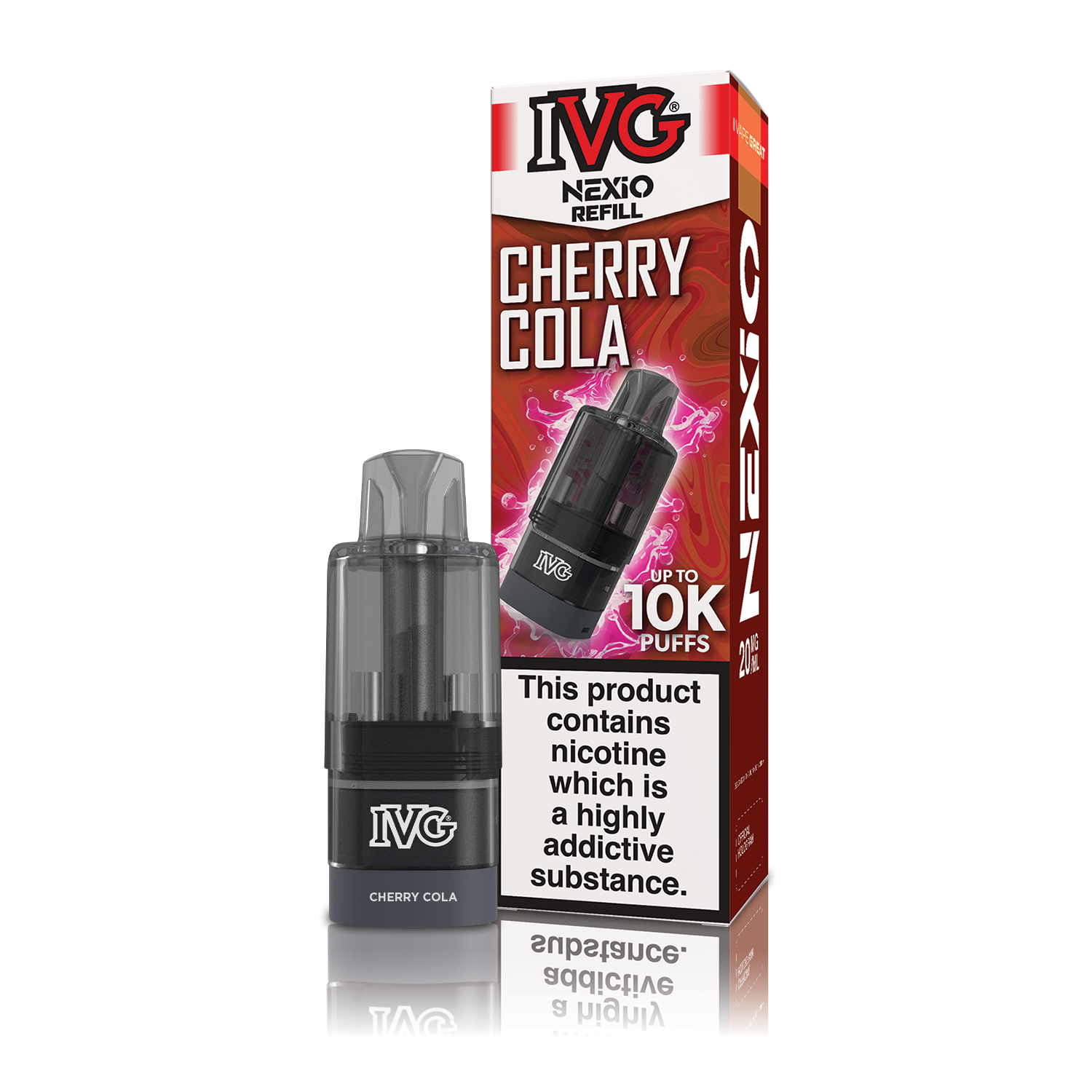 IVG NEXiO Cherry Cola pod recharge 10ml 20mg