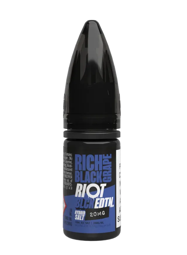 Riot Squad BLCK EDTN Rich Black Grape e-liquide 10ml 10mg