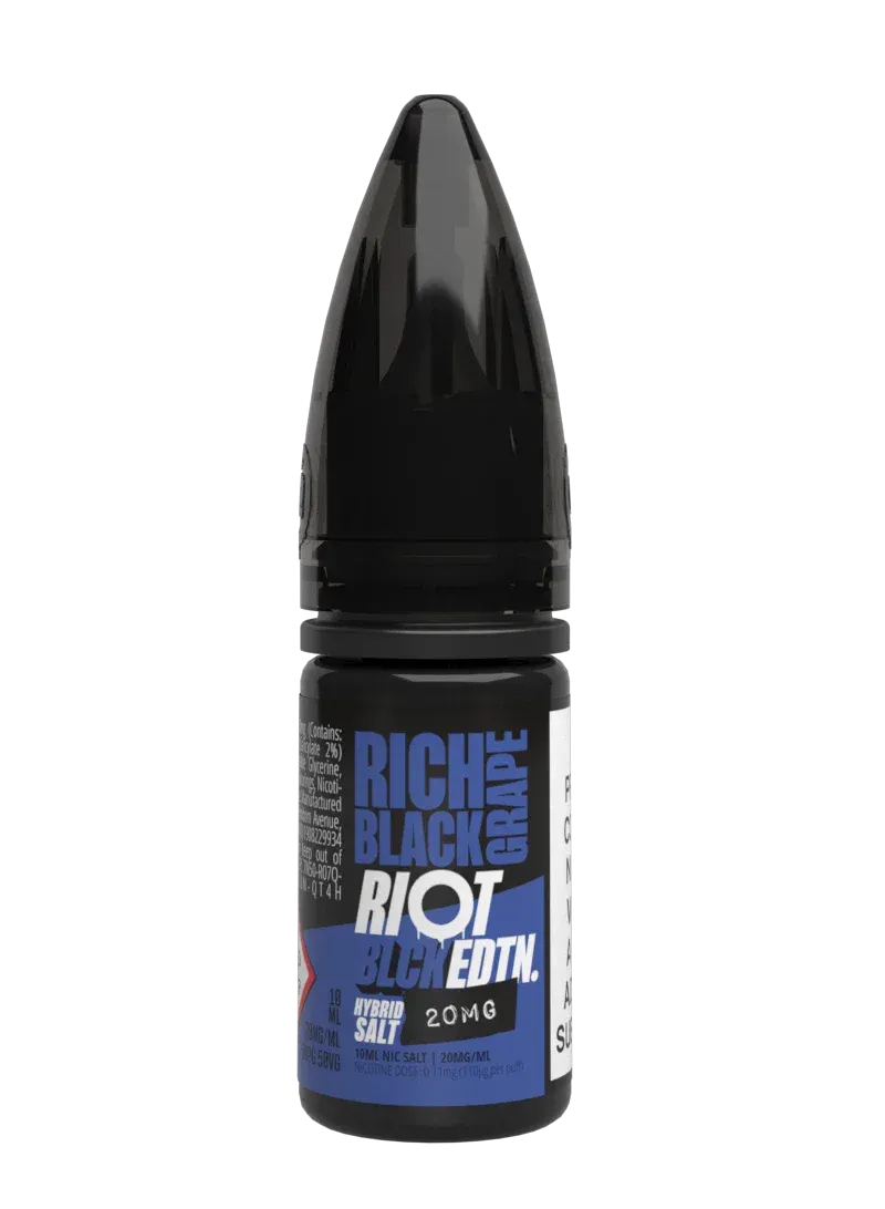 Riot Squad BLCK EDTN Rich Black Grape e-liquide 10ml 10mg