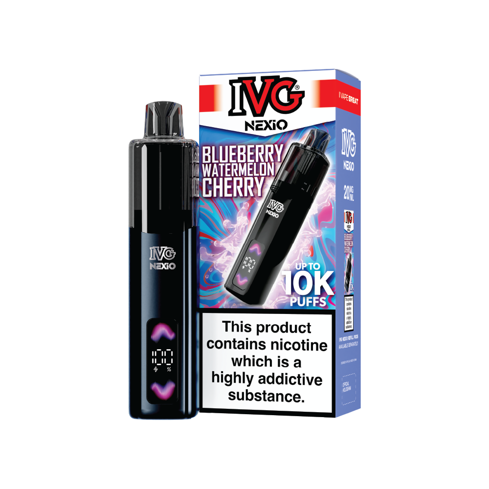 IVG NEXiO Blueberry Watermelon Cherry kit pod 20mg fruits
