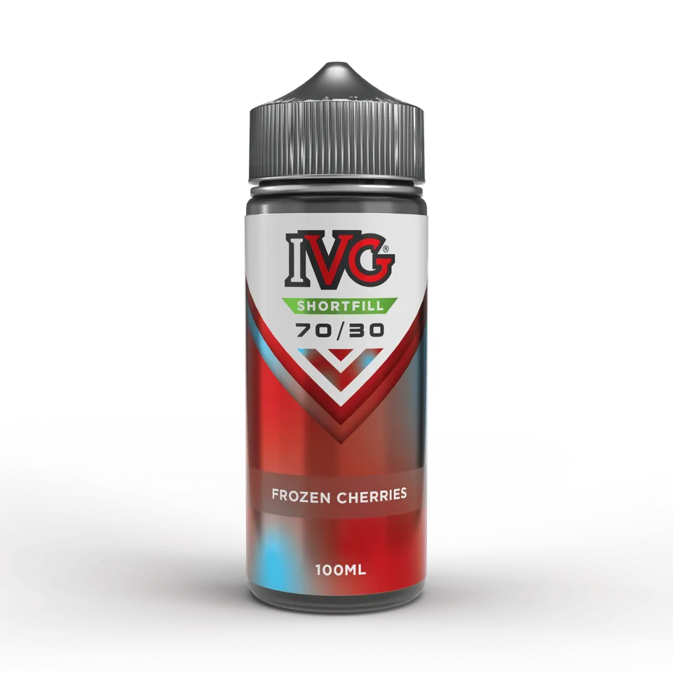 IVG 70/30 Frozen Cherries e-liquide shortfill 100ml cerise glacée