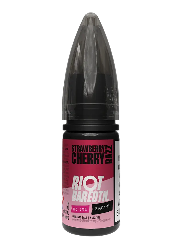 Riot Squad Bar Edtn Strawberry Cherry Razz e-liquide 10ml 10mg
