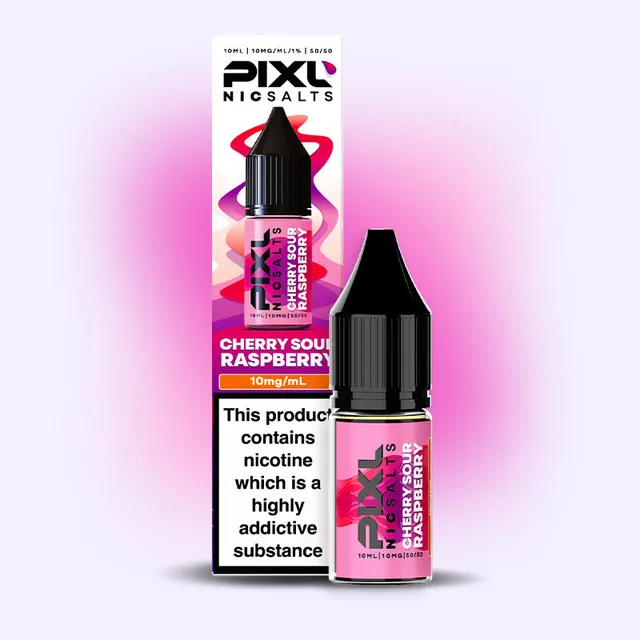 PIXL Nic Salts Cherry Sour Raspberry e-liquide 10ml 20mg