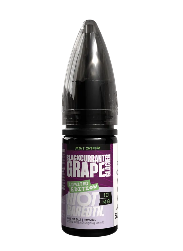 Riot Squad BAR EDTN Blackcurrant Grape Glacier e-liquide 10ml