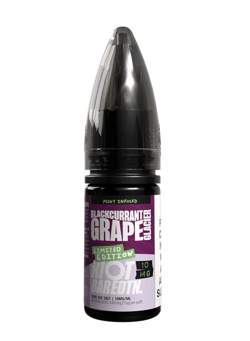 Riot Squad BAR EDTN Blackcurrant Grape Glacier e-liquide 10ml