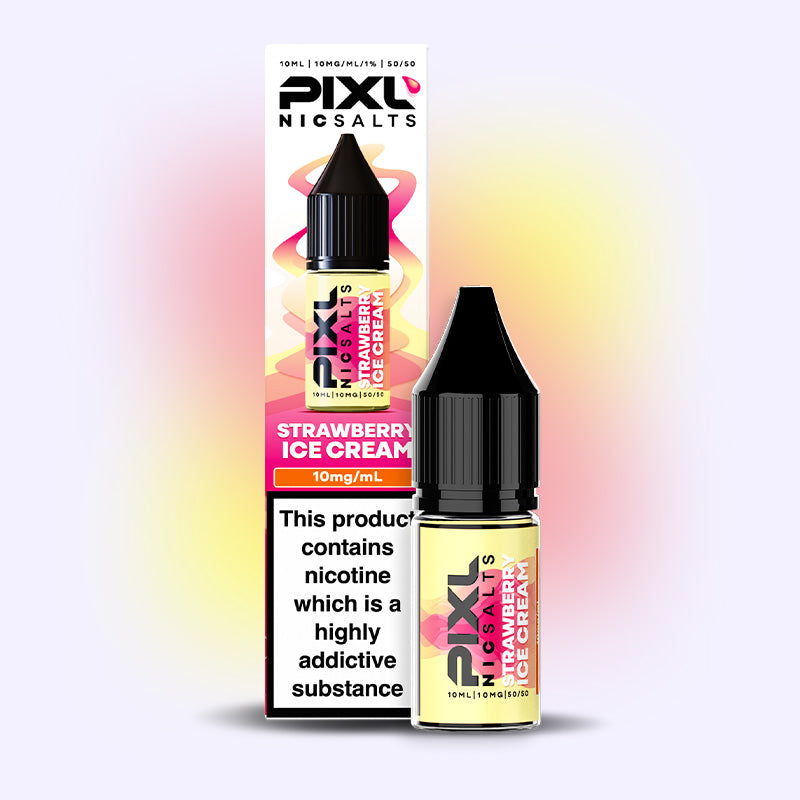PIXL Nic Salts Strawberry Ice Cream e-liquide 20mg 10ml