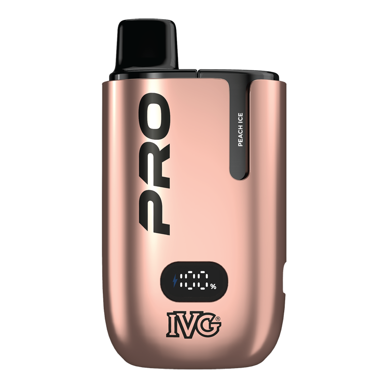 IVG PRO 10K Peach Ice kit pod rechargeable 20mg
