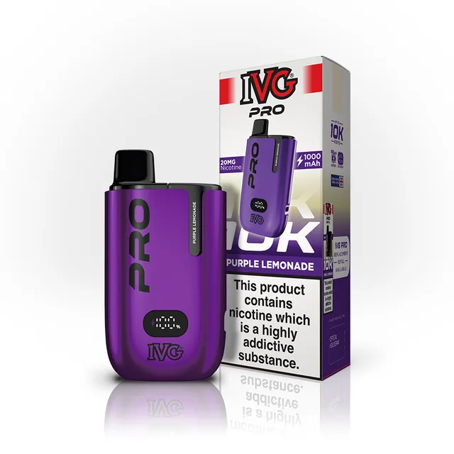IVG PRO Purple Lemonade kit pod rechargeable 20mg