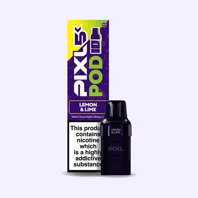 Pixl 5K Lemon & Lime pods préremplis 20mg 5000 bouffées