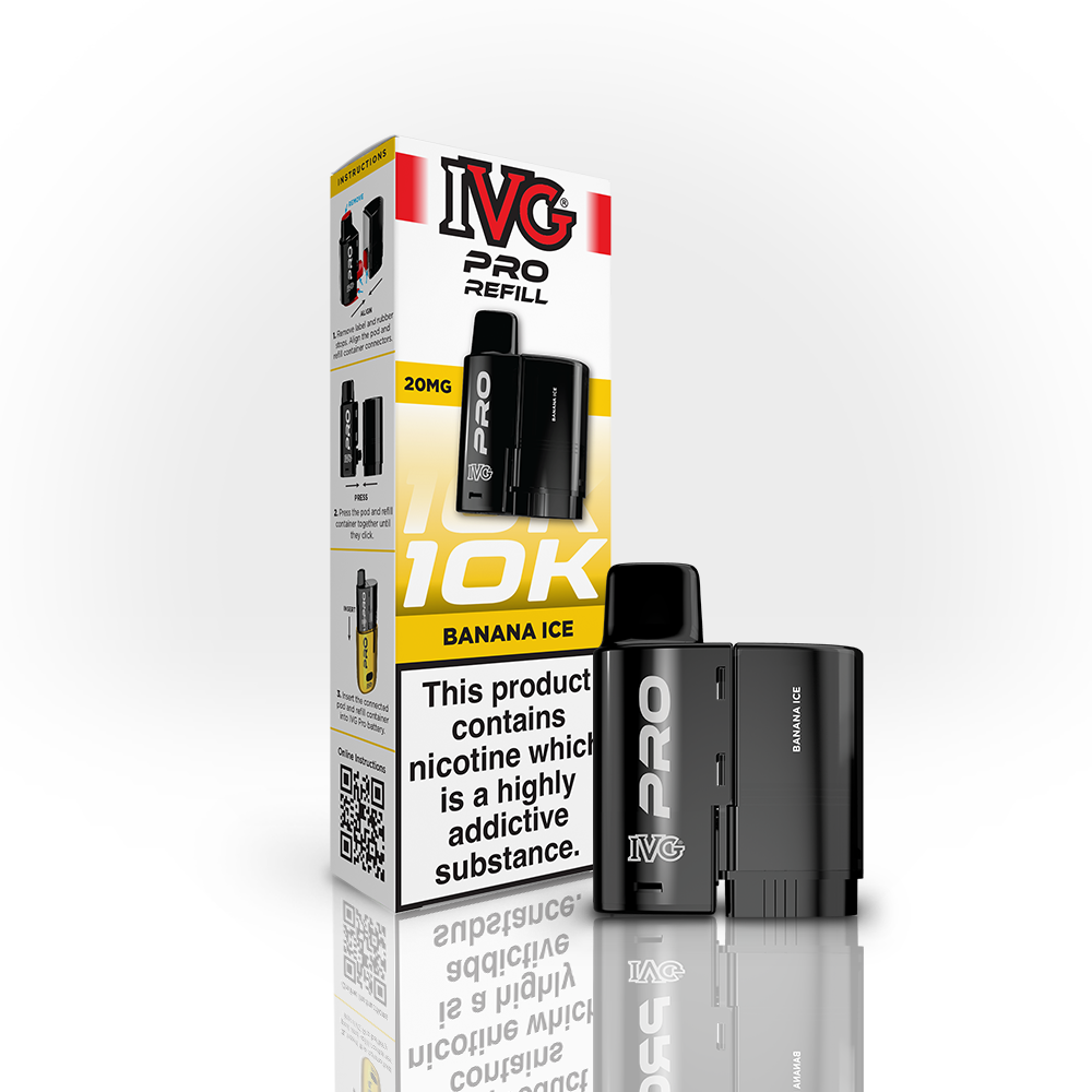 IVG PRO Banana Ice pod rechargeable 20mg