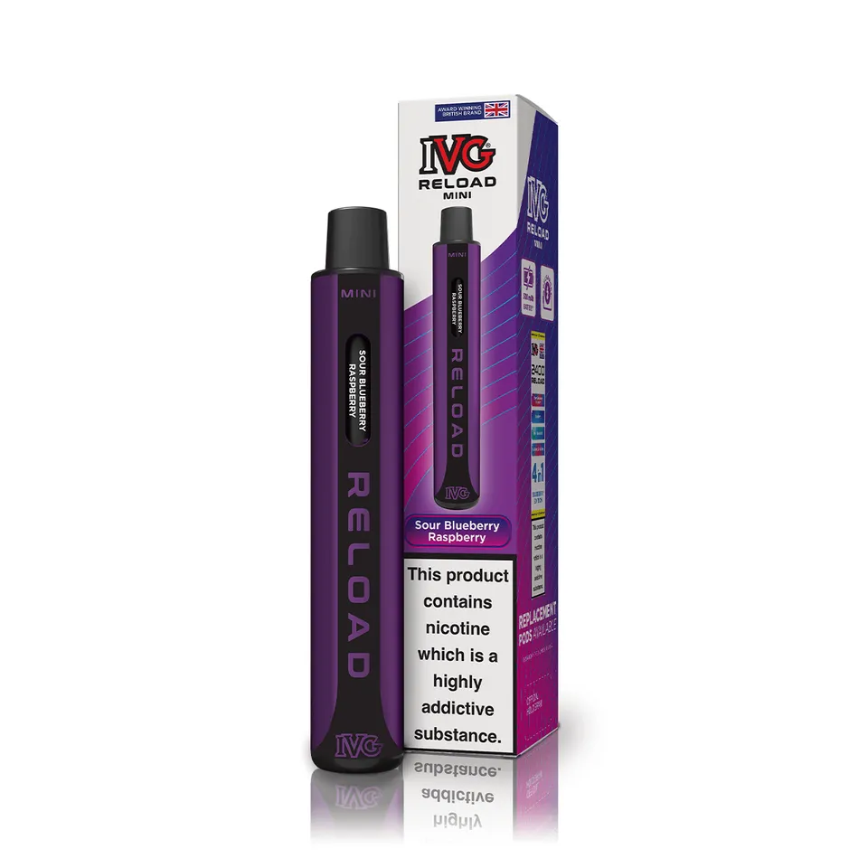 IVG Reload Mini Sour Blueberry Raspberry kit pod 20mg