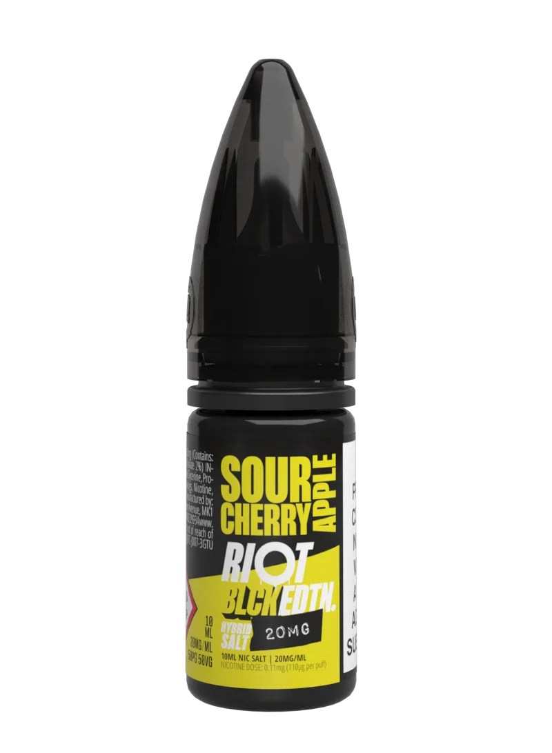 Riot Squad BLCK EDTN Sour Cherry Apple e-liquide 10ml 10mg