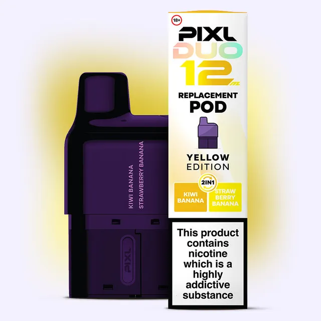 PIXL Duo 12 Yellow Edition pod rechargeable 20mg banane