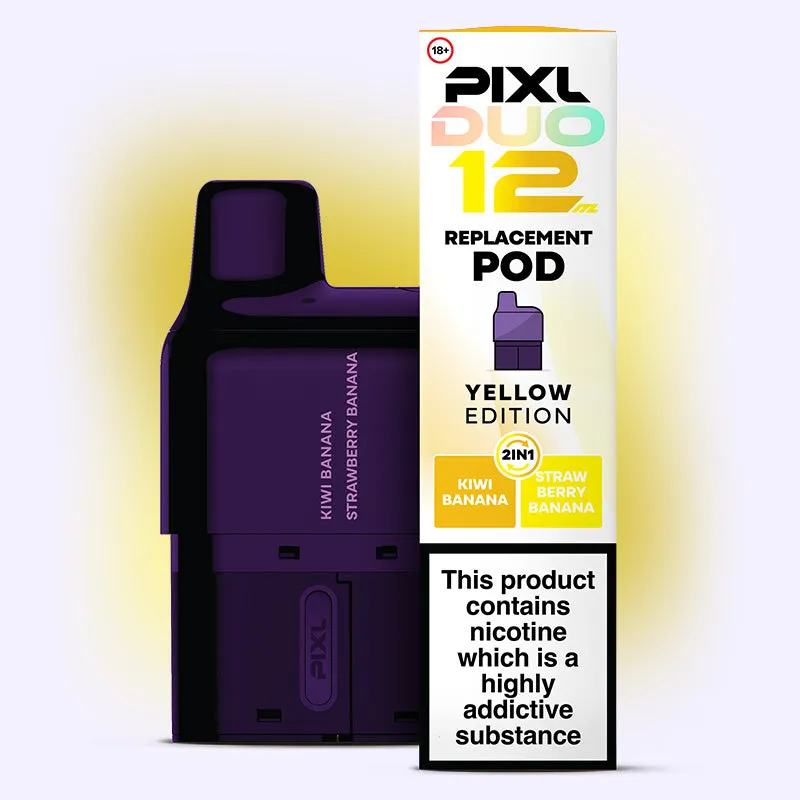 PIXL Duo 12 Yellow Edition pod rechargeable 20mg banane