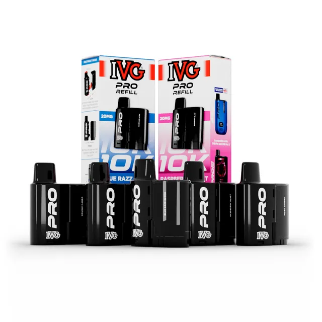IVG Pro Refill Pods pod rechargeable lot de 5 12 ml 20 mg