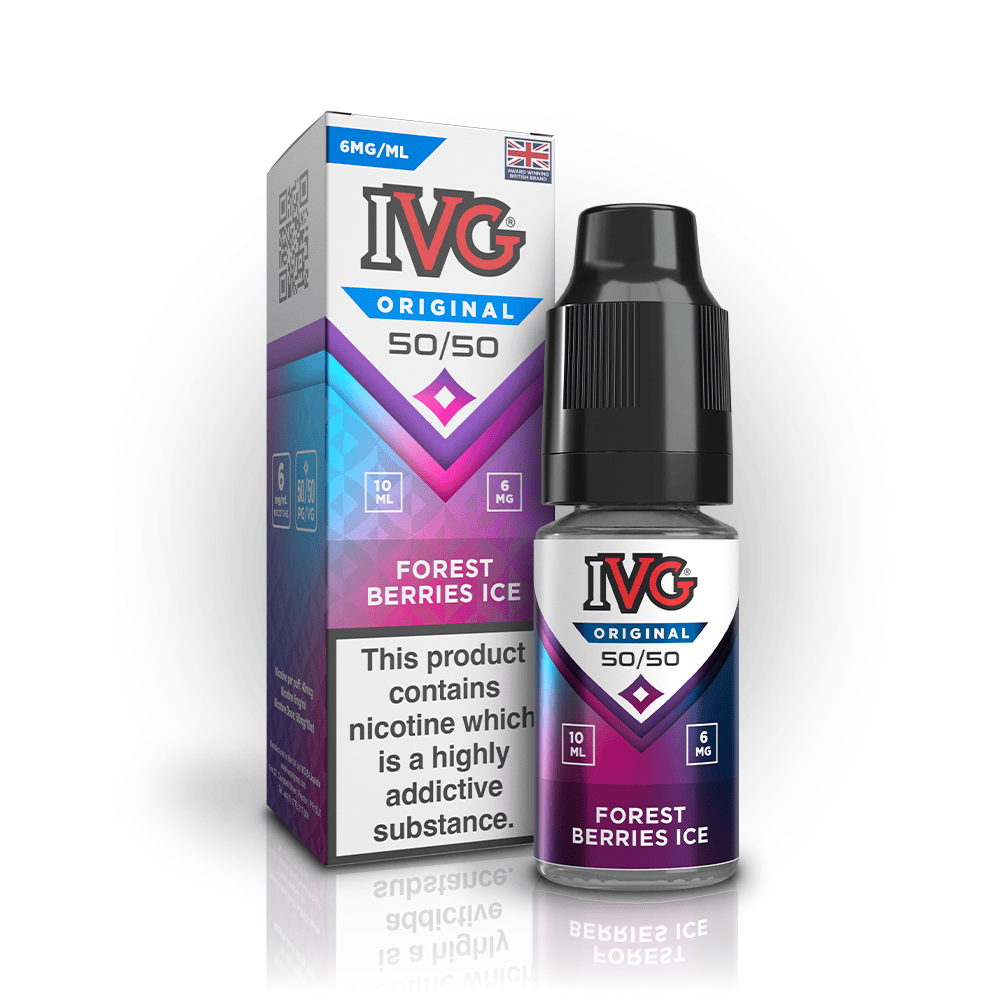 IVG Original 50:50 Forest Berries Ice e-liquide 10ml 3mg frais