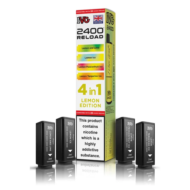 IVG 2400 Reload Pod rechargeable Lemon Edition 4x2ml