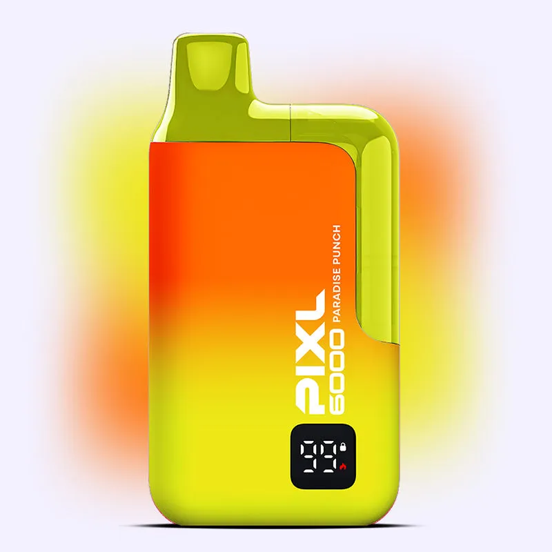 PIXL 6000 puff rechargeable paradise punch 20mg