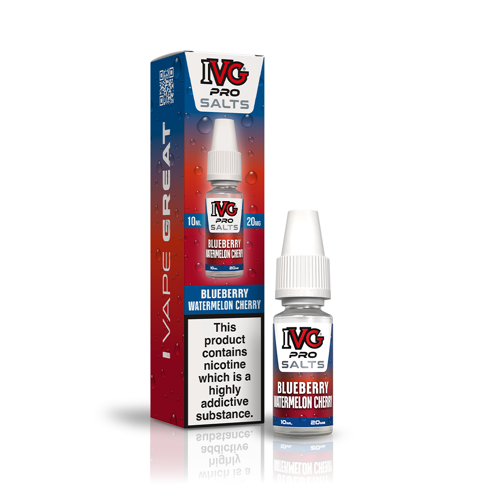 IVG PRO Salts Blueberry Watermelon Cherry 10ml 20mg