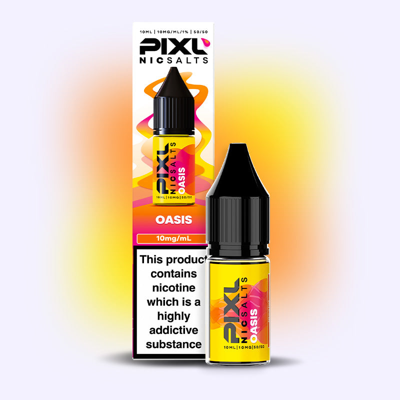 PIXL Nic Salts Oasis e-liquide 10ml 20mg mangue pêche melon