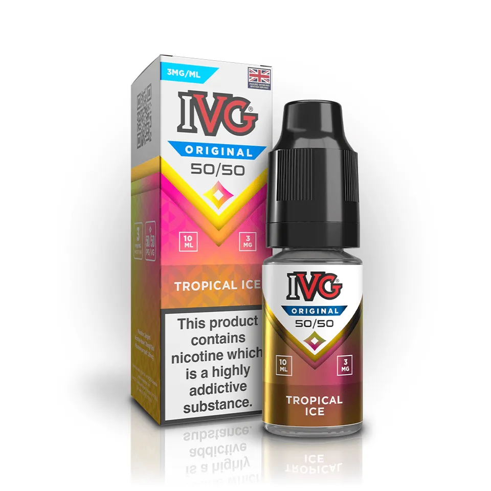 IVG Original 50:50 Tropical Ice e-liquide 12mg 10ml