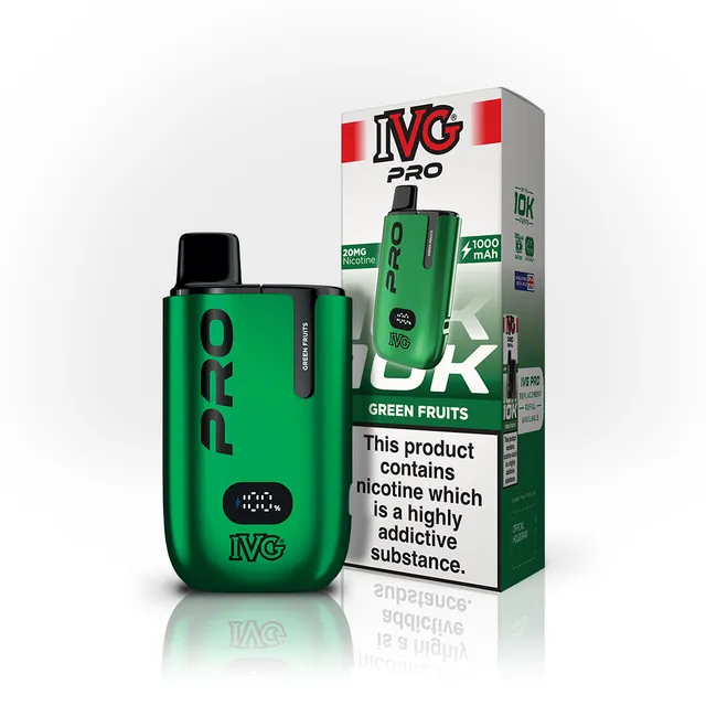 IVG PRO 10K Green Fruits kit pod rechargeable 20mg