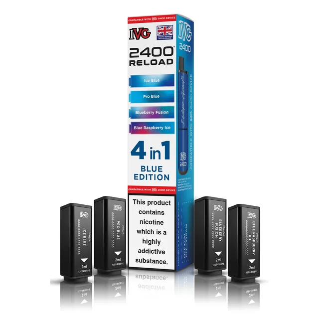 IVG 2400 Reload Pods Blue Edition 4x2ml 20mg