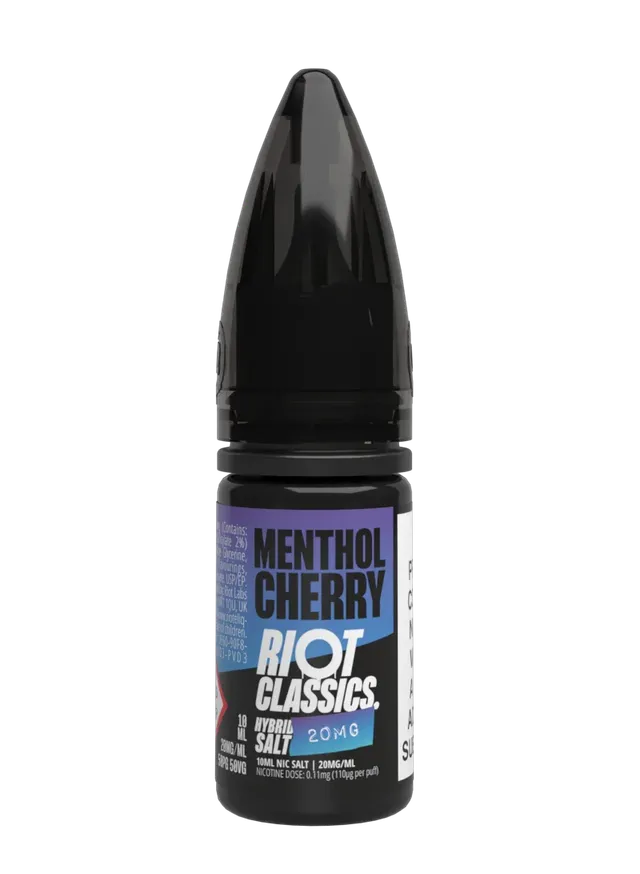 Riot Squad Classics Menthol Cherry e-liquide 10mg 10ml cerise