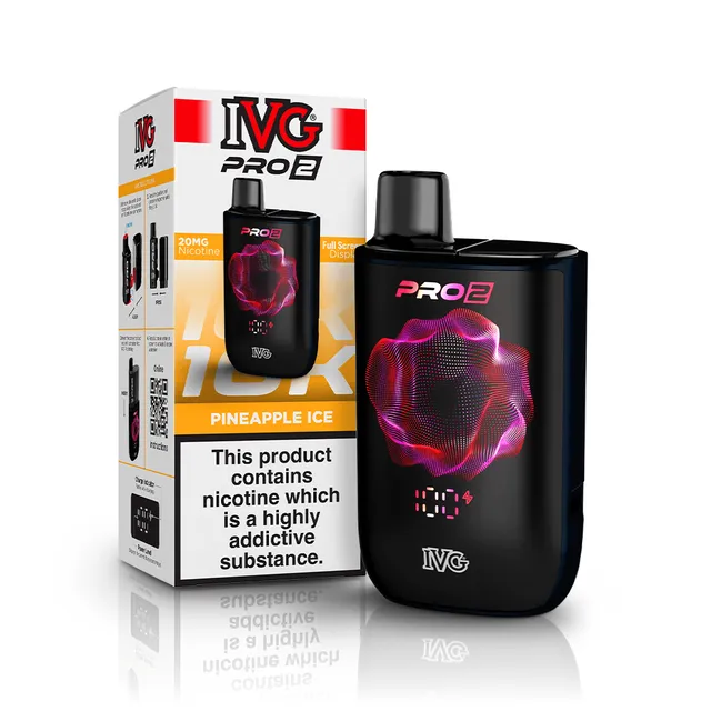 IVG Pro 2 10K Pineapple Ice kit pod rechargeable ananas