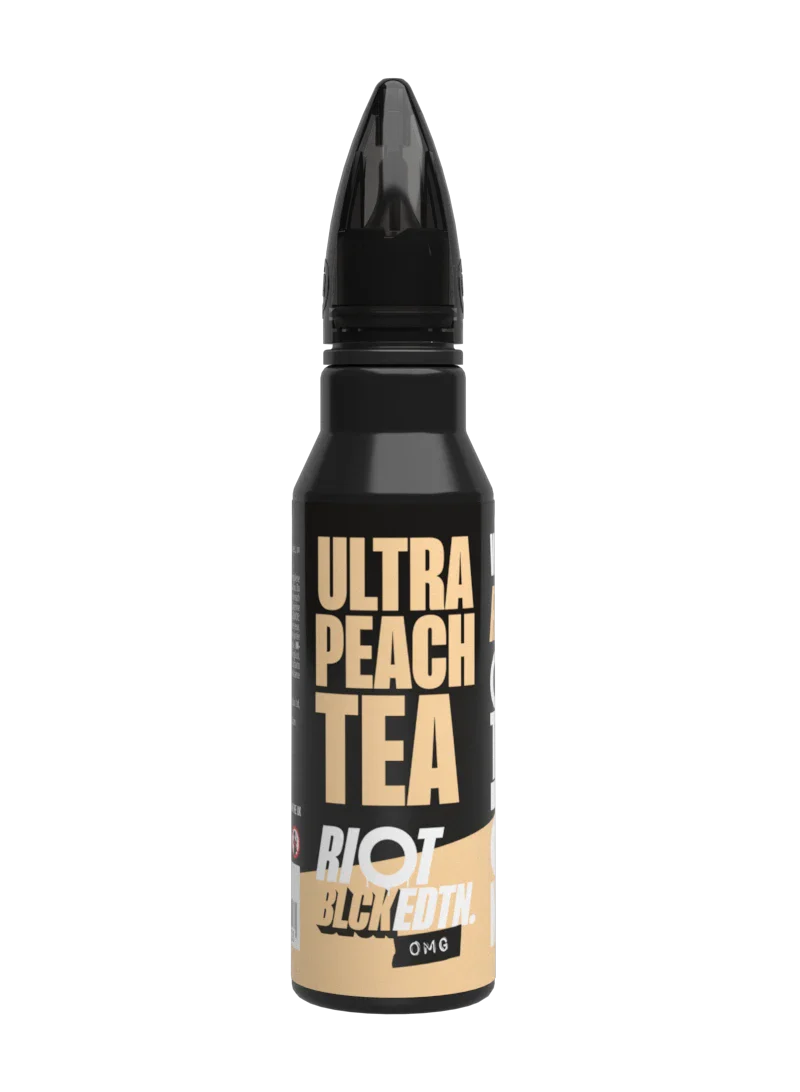 Riot Squad BLCK EDTN Ultra Peach Tea e-liquide 2x50ml pêche