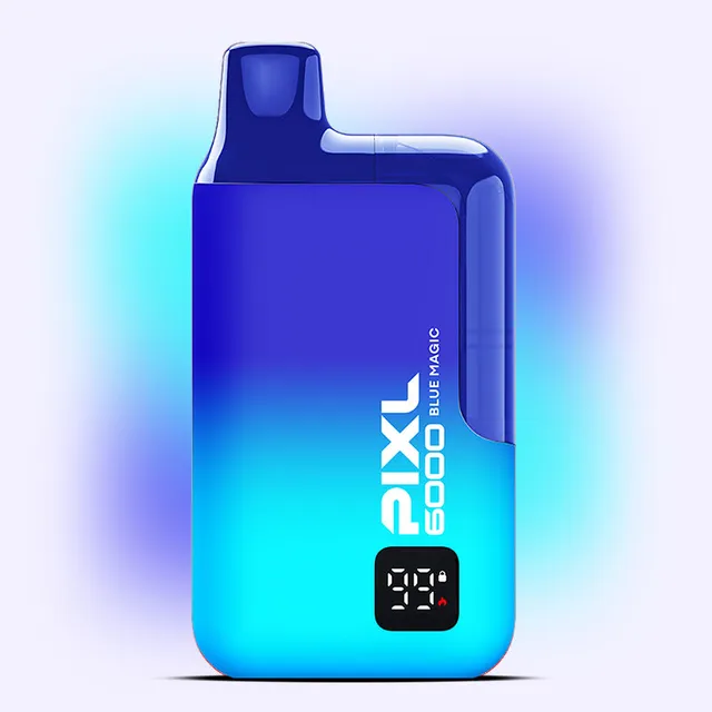 PIXL 6000 Blue Magic Puff Rechargeable 20mg Myrtille