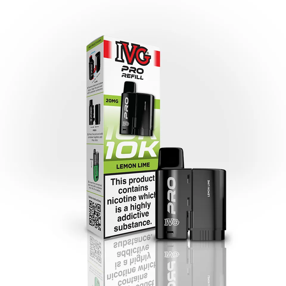 IVG Pro 10K Lemon Lime Pod Rechargeable 20mg 12ml